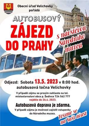Autobusový zájezd do Prahy